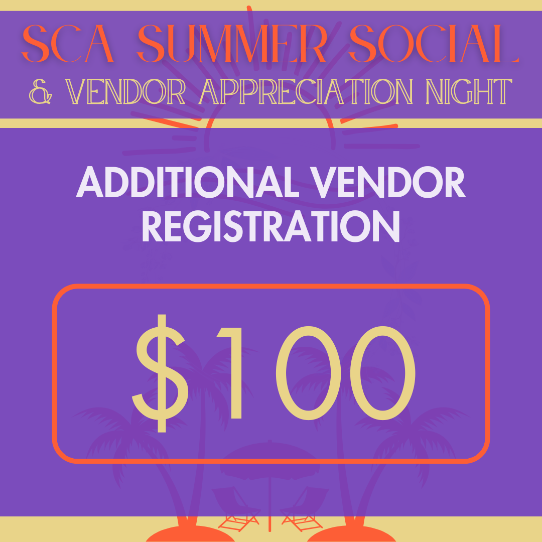 SCA 2025 Summer Social Addtnl Vendor Reg Badge 1.0