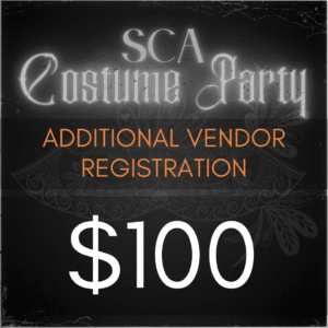 2025 Costume Party Addtn'l Vendor Registration