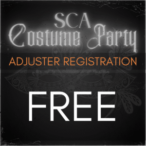 2025 Costume Party Adjuster Registration