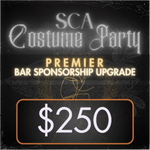 2025 Costume Party Premier Bar Sponsorship Upgrade