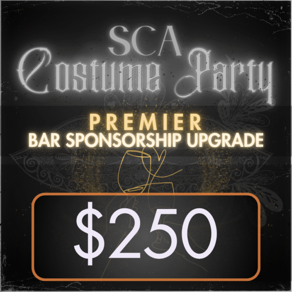 2025 Costume Party Premier Bar Sponsorship Upgrade