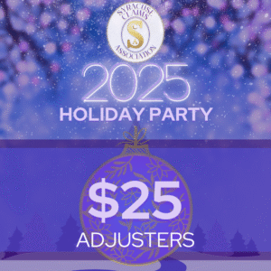 2025 Holiday Party - Adjuster Registration