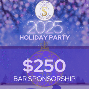Holiday Party 2025 - Bar Sponsorship